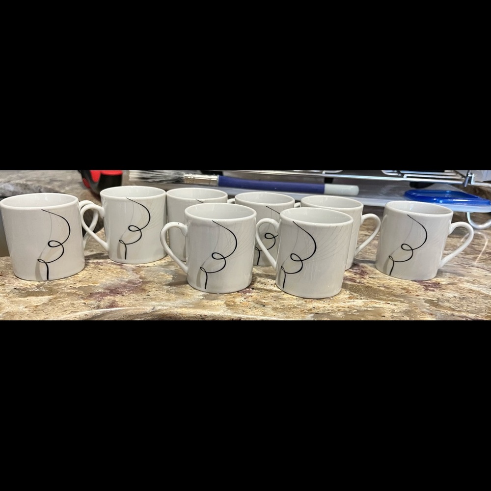 D’Lusso Espresso cups and spoons